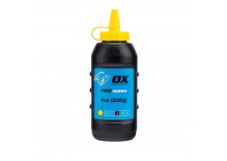 Darbo įrankiai. Mechaniniai įrankiai. Žymėjimo įrankiai - pieštukai, žymekliai, markeriai. Kalkiniai žymekliai ir kreidos. Milteliai OX Pro OX-P025703 geltoni 226 g 