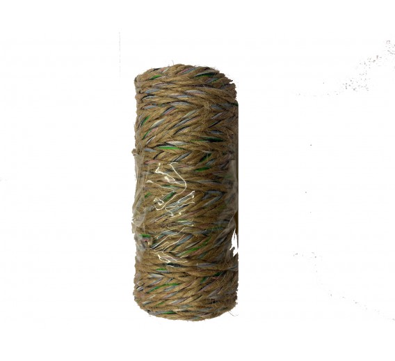 Namų apyvokos prekės. Virvės. Mišrus špagatas, džiutas/sintetika, 0.1kg 