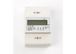 Elektros prekės. Elektros skaitikliai. Modulinis elektros energijos skaitiklis OLLO 3P-341D 3F 5 80 A 