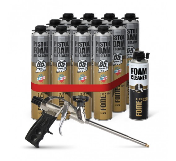 Vidaus apdailos prekės. Hermetikai, montavimo putos, sandarinimo juostos. Sandarinimo, montavimo putos. Montavimo putos FOME FLEX 65L+ pistoletas irvaliklis Vidaus apdailos prekės. Hermetikai, montavimo putos, sandarinimo juostos. Sandarinimo, montavimo putos. Montavimo putos FOME FLEX 65L+ pistoletas irvaliklis