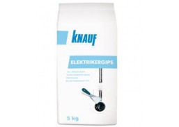 Statybinės medžiagos. Mišiniai. Gipsinis tinkas. Montažinis gipsas Knauf Elektrikerggips 5 kg 