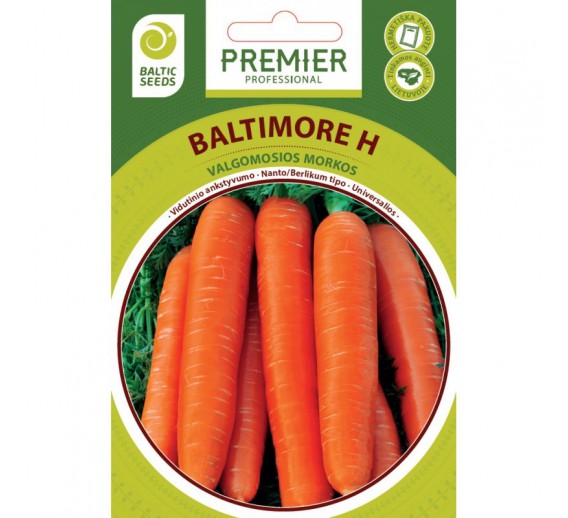 Sodo ir daržo prekės. Sėklos, daigyklos, durpinės tabletės. Morkų sėklos. Morkos Baltimore H 600 sėklos 