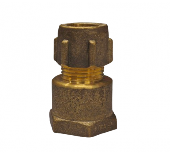 Santechnikos prekės. Vamzdynų sistemos. Vamzdžių sujungimo detalės. Žalvarinės jungtys. Žalvarinės movos. Mova CONEX 12x1/2