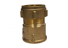 Santechnikos prekės. Vamzdynų sistemos. Vamzdžių sujungimo detalės. Žalvarinės jungtys. Žalvarinės movos. Mova CONEX 22x3/4