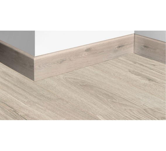 Vidaus apdailos prekės. Apdailos, sujungimo profiliai. Grindjuostės. Medinės ir MPP grindjuostės. MPP grindjuostė P85 3486, 2500x85x16 mm 