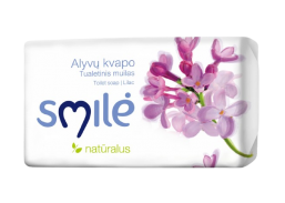 Švaros prekės. Muilas, pasta rankoms plauti. Muilas alyvų kvapo Smilė 90g 