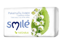 Švaros prekės. Muilas, pasta rankoms plauti. Muilas pakalnučių kvapo Smilė 90g 