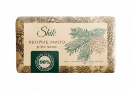 Švaros prekės. Muilas, pasta rankoms plauti. Muilas Shik spygliuočių 180g 