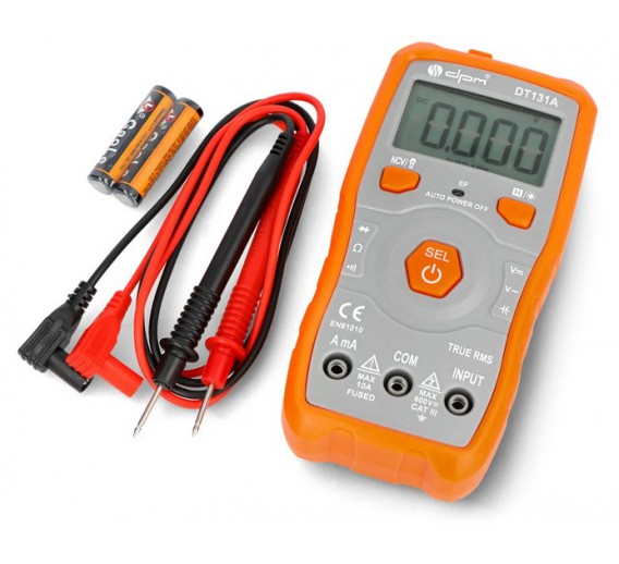 Elektros prekės. Testeriai ir multimetrai, laikmačiai. Multimetras DPM DT131A 