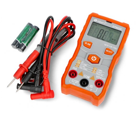 Elektros prekės. Testeriai ir multimetrai, laikmačiai. Multimetras DPM DT803X 