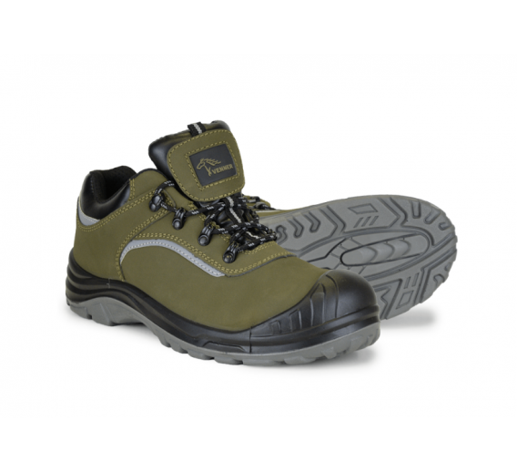 Darbo saugos prekės. Darbo batai. Pusbačiai. Nabuko odos darbo pusbačiai S3