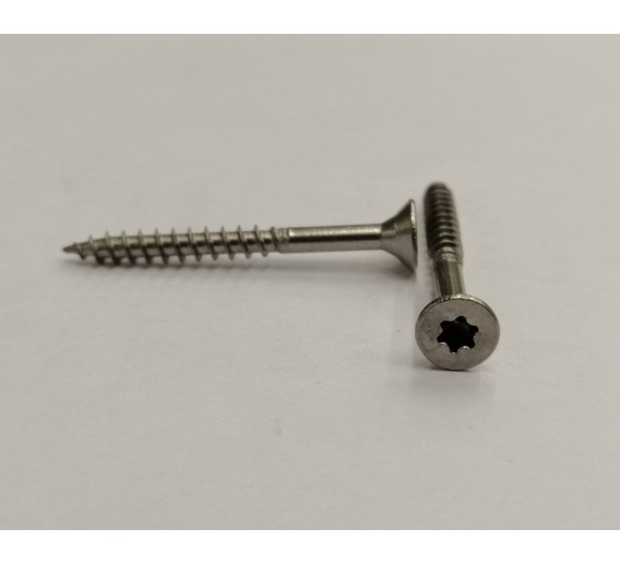 Tvirtinimo detalės. Medsraigčiai, savisriegiai, savigręžiai. Nerūdijančio plieno medsraigčiai A2. Nerūdijančio plieno medsraigtis A2, 4x30 mm 