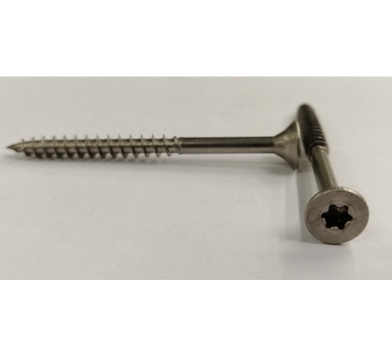 Tvirtinimo detalės. Medsraigčiai, savisriegiai, savigręžiai. Nerūdijančio plieno medsraigčiai A2. Nerūdijančio plieno medsraigtis A2, 5x70 mm 