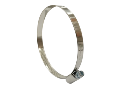 Tvirtinimo detalės. Sąvaržos. Nerūdijančio plieno sąvaržos. Nerūdijančio plieno sąvarža 70-90 mm