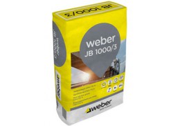 Statybinės medžiagos. Mišiniai. Mūro mišiniai. Nesitraukiantis betonas Weber Vetonit JB 1000/3 25kg 
