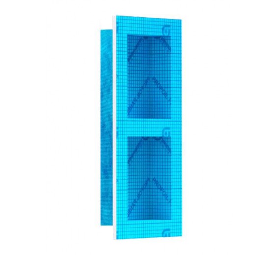 Vidaus apdailos prekės. Plytelės. Profiliai plytelių užbaigimui. Niša PROFOIL 12,5x203,2x533,4 mm 
