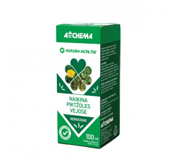 Sodo ir daržo prekės. Augalų apsaugos priemonės. Herbicidai. Nufarm MCPA 100ml, herbicidas 