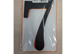 Vidaus apdailos prekės. Durų furnitūra. Adreso numeriai. Numeris namo juodas 180mm Nr.7 
