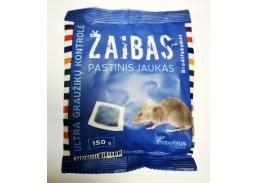 Sodo ir daržo prekės. Priemonės prieš kenkėjus. Priemonės prieš žiurkes, peles ir kurmius. Nuodai graužikams Žaibas Brod pasta, 150 g 