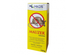 Sodo ir daržo prekės. Priemonės prieš kenkėjus. Priemonės prieš žiurkes, peles ir kurmius. Nuodai pelėms ir žiurkėms Mauzer 150 g