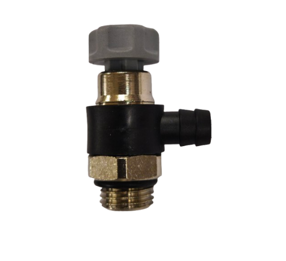 Šildymas ir vėdinimas. Šildymo sistemos detalės. Nuorinimo kranelis kampu d1/4