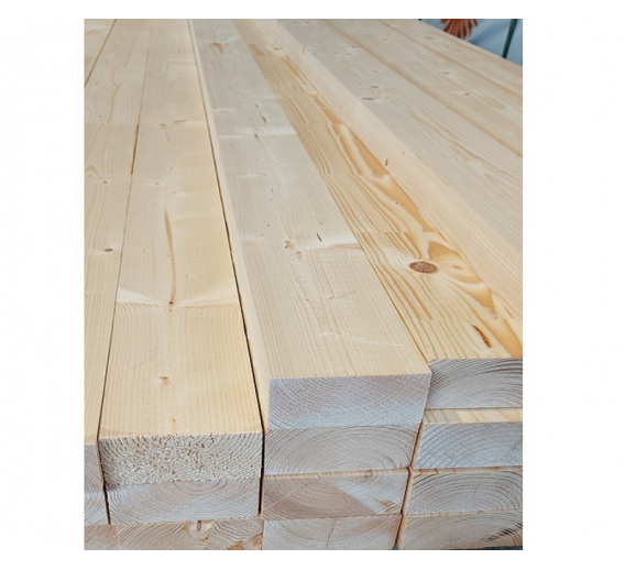 Medienos gaminiai. Tašai. Obliuotas tašelis 45x120x3000 mm 