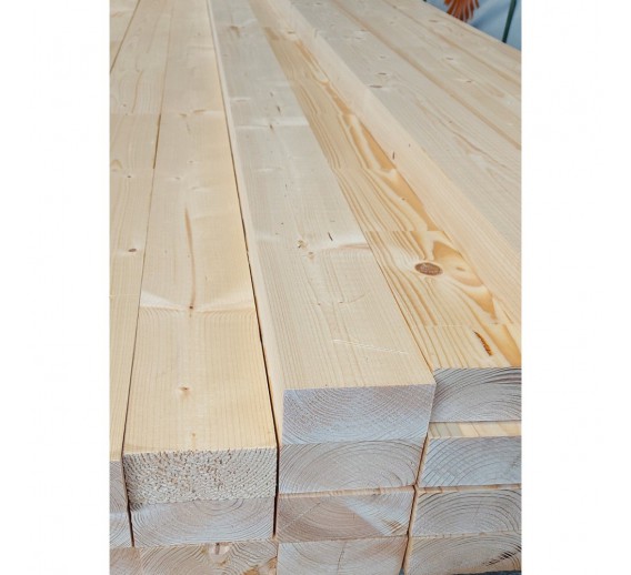 Medienos gaminiai. Tašai. Obliuotas tašelis 45x95x3000 mm 