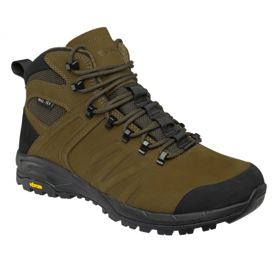 Darbo saugos prekės. Darbo batai. Auliukiniai batai. Odiniai žygio batai BENNON Terenno Mid