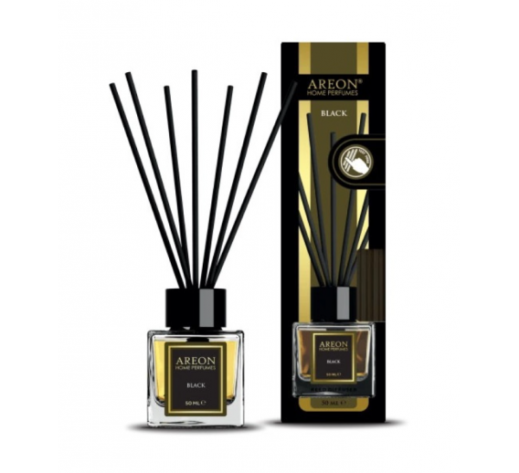 Švaros prekės. Oro gaivikliai, namų kvapai. Oro gaiviklis Areon Lux Black 50ml 