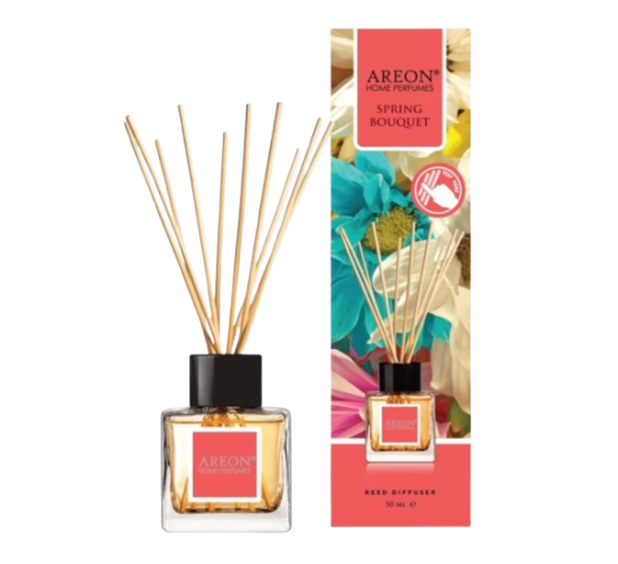 Švaros prekės. Oro gaivikliai, namų kvapai. Oro gaiviklis Areon Spring Bouquet 50ml 