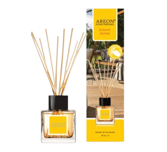 Švaros prekės. Oro gaivikliai, namų kvapai. Oro gaiviklis Areon Sunny Home 50ml 