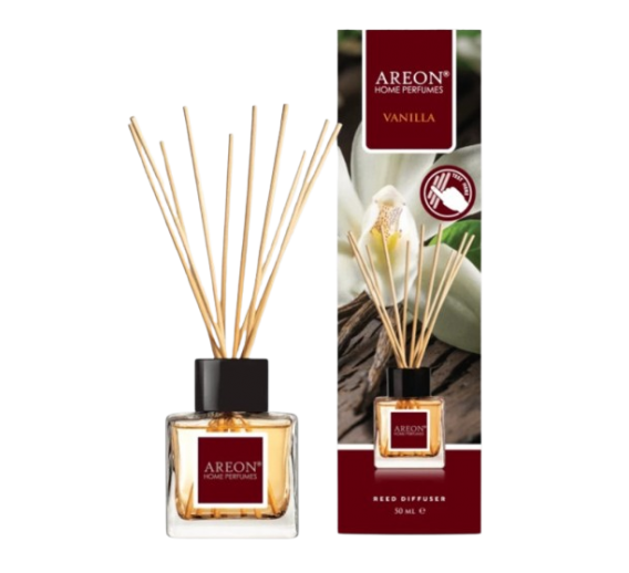Švaros prekės. Oro gaivikliai, namų kvapai. Oro gaiviklis Areon Vanilla 50 ml 