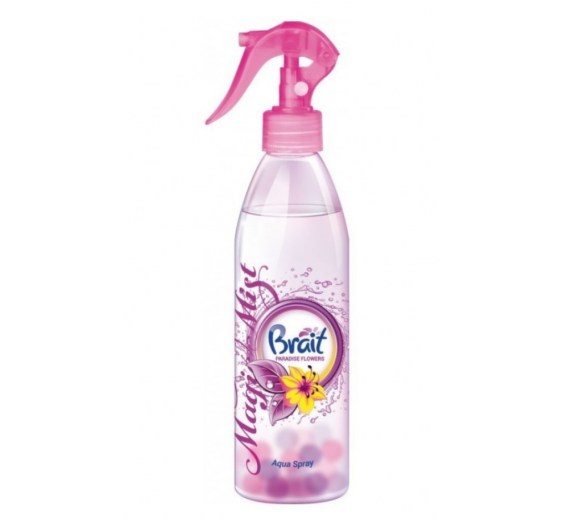 Švaros prekės. Oro gaivikliai, namų kvapai. Oro gaiviklis Brait Paradise Flowers 425ml 