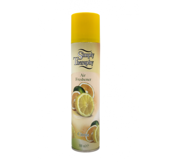 Švaros prekės. Oro gaivikliai, namų kvapai. Oro gaiviklis Simply Theraphy Citrus 300ml 