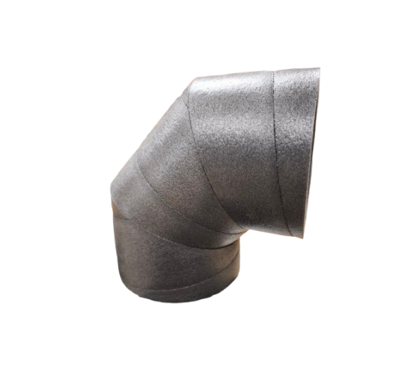 Šildymo ir vėdinimo įranga. Šildymas ir vėdinimas. Ortakiai. Plastikiniai ortakiai ir jungtys. Ortakio alkūnė EPE d160 90°