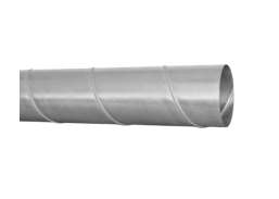 Šildymo ir vėdinimo įranga. Šildymas ir vėdinimas. Ortakiai. Plastikiniai ortakiai ir jungtys. Ortakis apvalus D125 L3000 