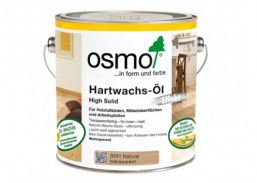 Dažai. Medienos apsaugos ir dekoravimo priemonės. Aliejus medienai. Osmo Hardwax aliejus Natural Effect 3041 skaidrus 2.5l 