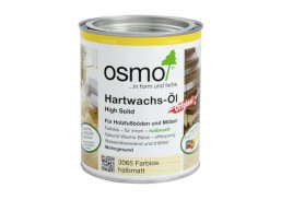 Dažai. Medienos apsaugos ir dekoravimo priemonės. Aliejus medienai. Osmo Hardwax aliejus Original 3065 pusiau matinis 0.75l 