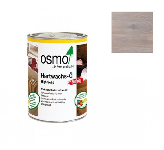 Dažai. Medienos apsaugos ir dekoravimo priemonės. Aliejus medienai. Osmo Hardwax aliejus Tints 3040 balta 0.75l 