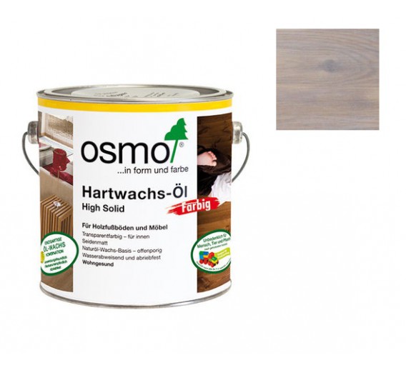 Dažai. Medienos apsaugos ir dekoravimo priemonės. Aliejus medienai. Osmo Hardwax aliejus Tints 3040 balta 2.5l 