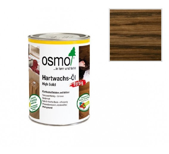 Dažai. Medienos apsaugos ir dekoravimo priemonės. Aliejus medienai. Osmo Hardwax aliejus Tints 3073 žemės sp. 0.75l 