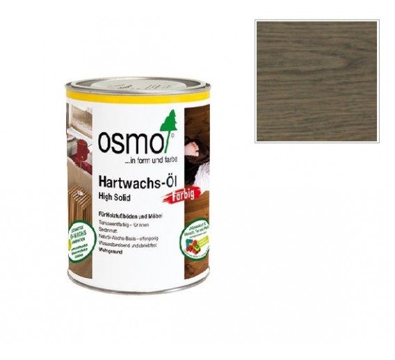 Dažai. Medienos apsaugos ir dekoravimo priemonės. Aliejus medienai. Osmo Hardwax aliejus Tints 3074 grafito sp. 0.75l 