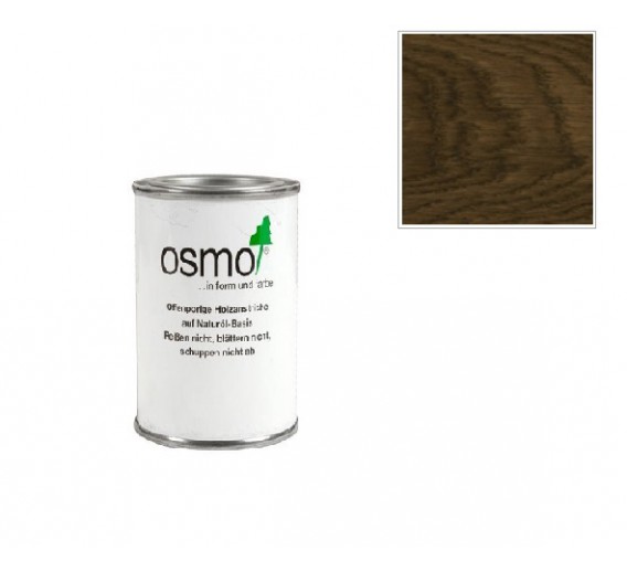 Dažai. Medienos apsaugos ir dekoravimo priemonės. Aliejus medienai. Osmo Hardwax aliejus Tints 3075 juodos sp. 0.125l 