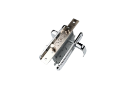 Vidaus apdailos prekės. Durys, jų dalys. Durų furnitūra. Spynos durims, pakabinamos spynos. Spynos durims. Pagrindinė spyna Elbor-Granit 6-43 dešinė