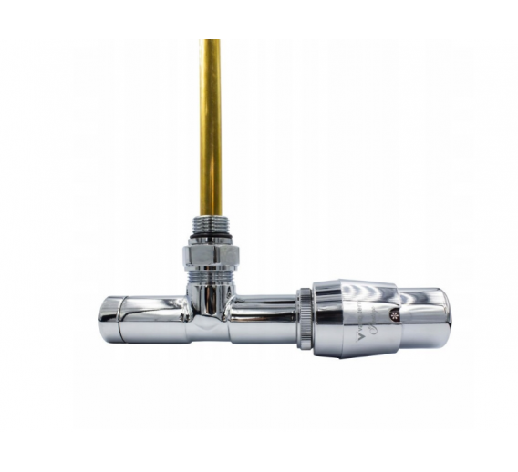 Šildymas ir vėdinimas. Šildymo sistemos detalės. Pajungimo mazgas UNICO chromuotas dešininis