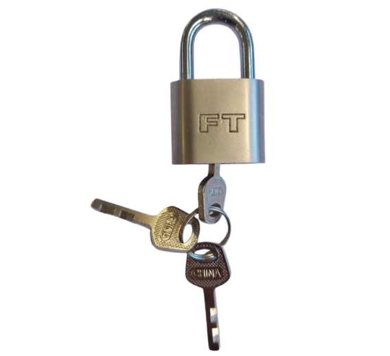 Vidaus apdailos prekės. Durys, jų dalys. Durų furnitūra. Spynos durims, pakabinamos spynos. Pakabinamos spynos. Pakabinama spyna, 30 mm