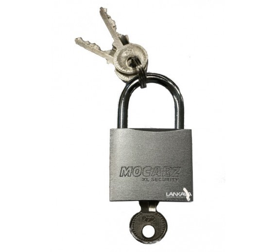 Vidaus apdailos prekės. Durų furnitūra. Durų furnitūra. Spynos durims, pakabinamos spynos. Pakabinamos spynos. Pakabinama spyna MOCARZ, 30 mm 