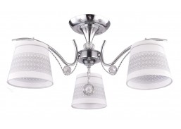 Apšvietimas. Lubiniai šviestuvai. Pakabinamas šviestuvas BALTIK GAISMA K10076/3 CR, 3x40W 