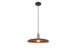 Apšvietimas. Pakabinami šviestuvai. Pakabinamas šviestuvas G.LUX GM-991/1S black+gold 
