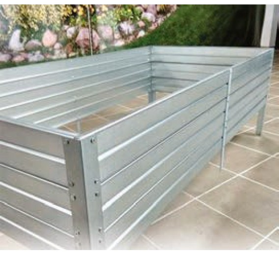 Sodo ir daržo prekės. Šiltnamiai, plėvelės, dangos. Šiltnamiai, pakeltos lysvės. Pakelta lysvė Klasika-Garden cinkuota 150x75x30 